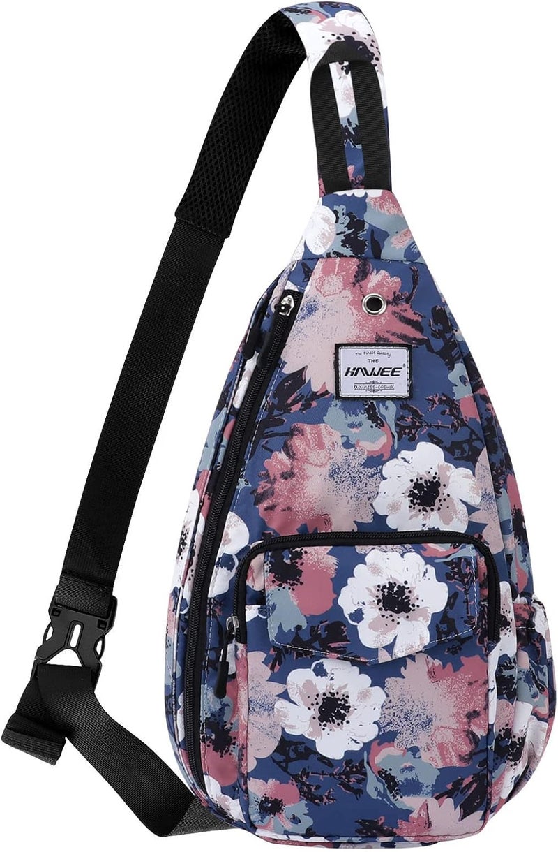 HAWEE Backpack Sling for Women Anti-Water Crossbody Bag Inclined Adjustable Pack | Casual, Adjustable Strap, Water Repellent, for Travel/Sport - Image 1